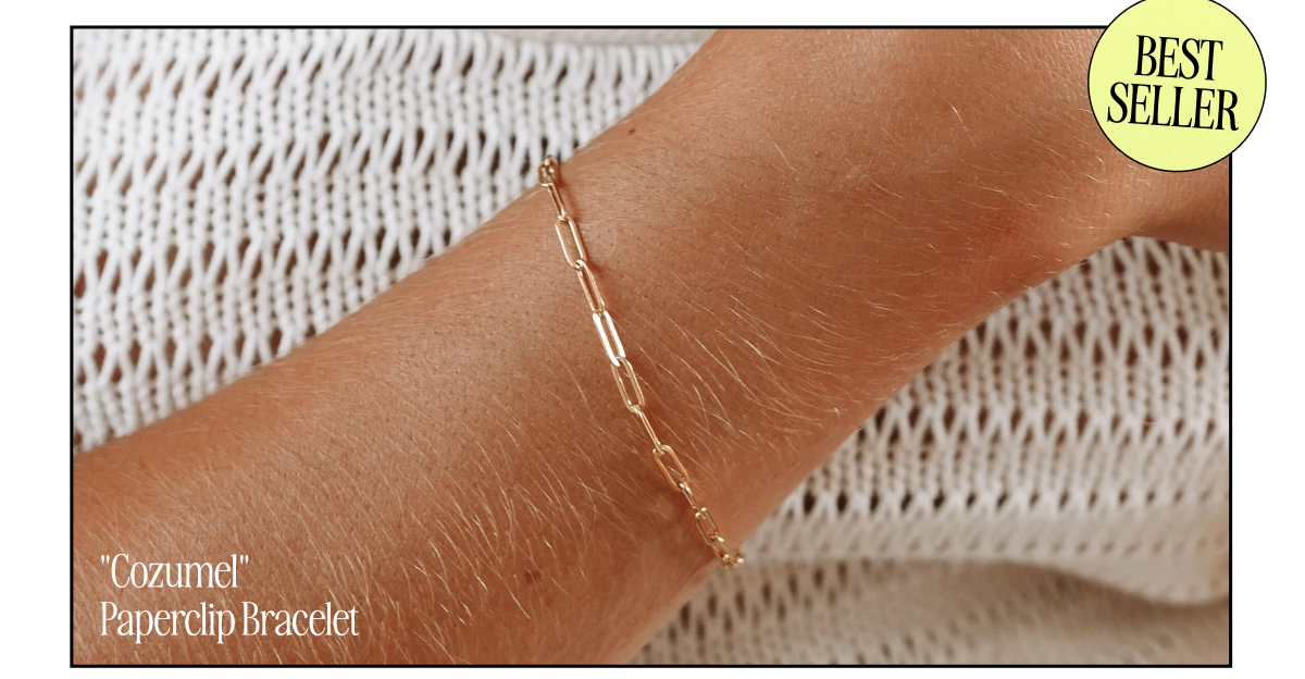 "Cozumel" Paperclip Bracelet (5% OFF)